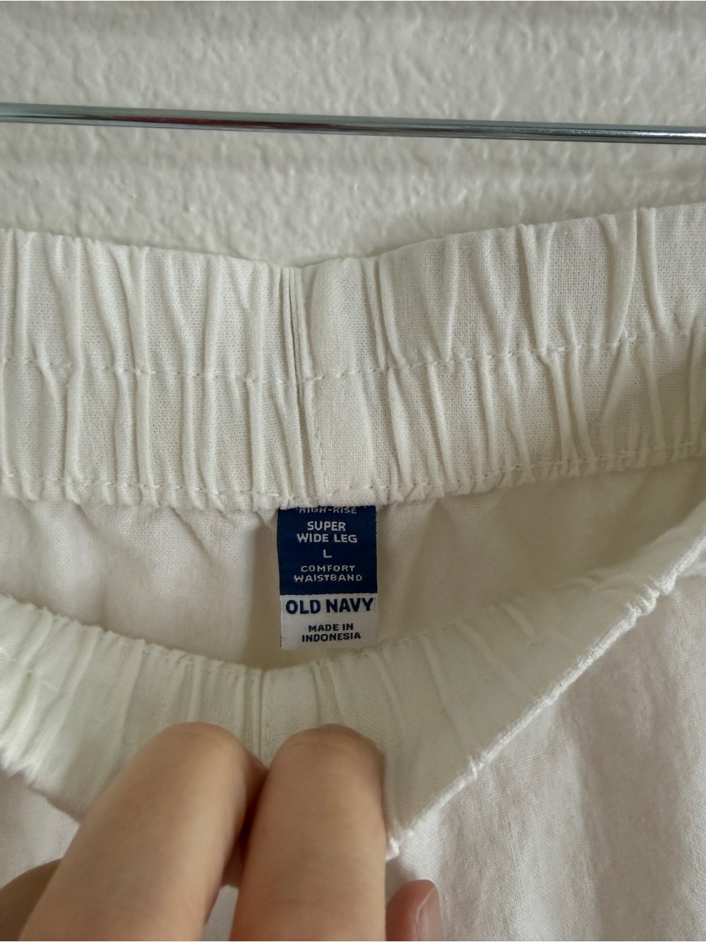 Old Navy Women’s High-Waisted Linen-Blend Super Wide-Leg Pants - Picture 6 of 11